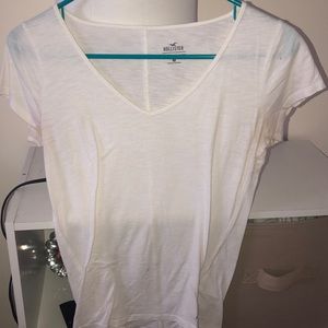 Plain white tee